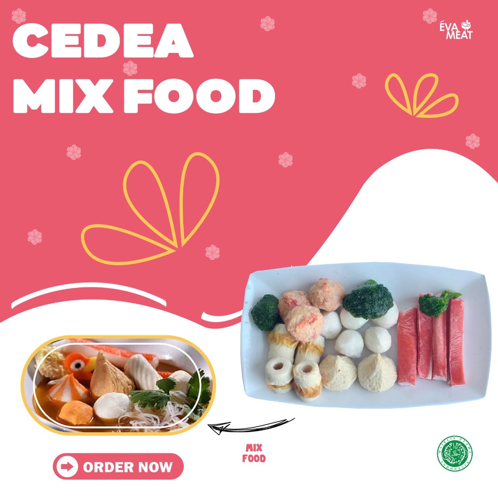 

Mix Seafood Suki 250 gr / Cedea Mix Seafood / Cedea Seafood / Suki / Steamboat / Tomyum / Mix Seafood / shabu / mix shabu / mix rebus / aneka rebus / rebusan