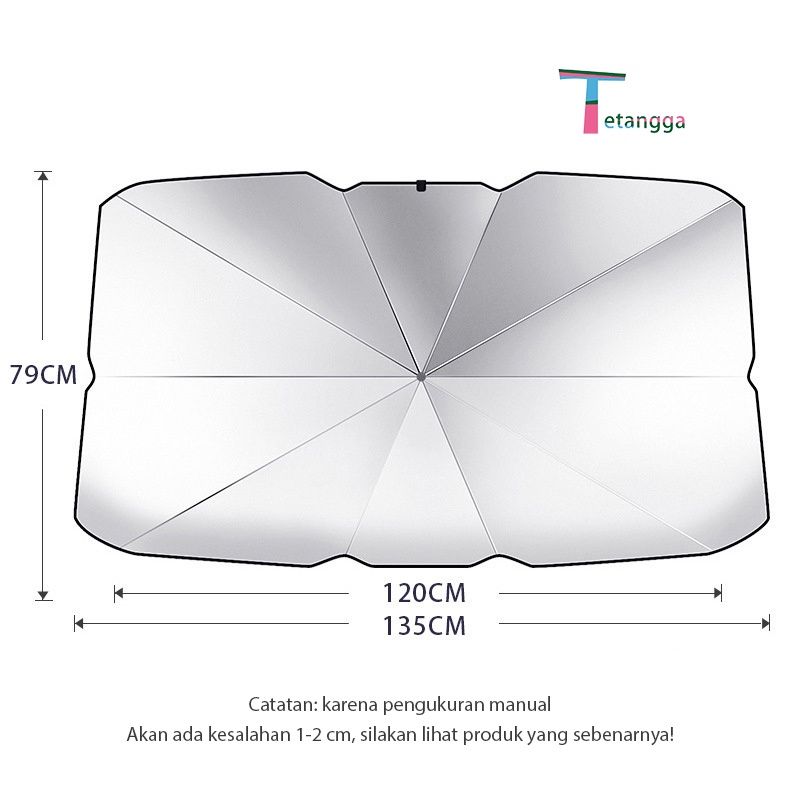 Sun Shield Mobil / Pelindung Panas Dashboard Kaca Mobil Model Payung Sun Shield Sunshield