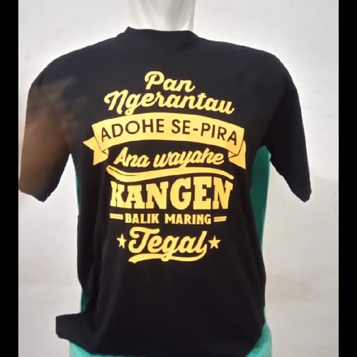 BIG SIZE 3XL 4XL...kaos/t shirt/baju keren MEME KANGEN TEGAL