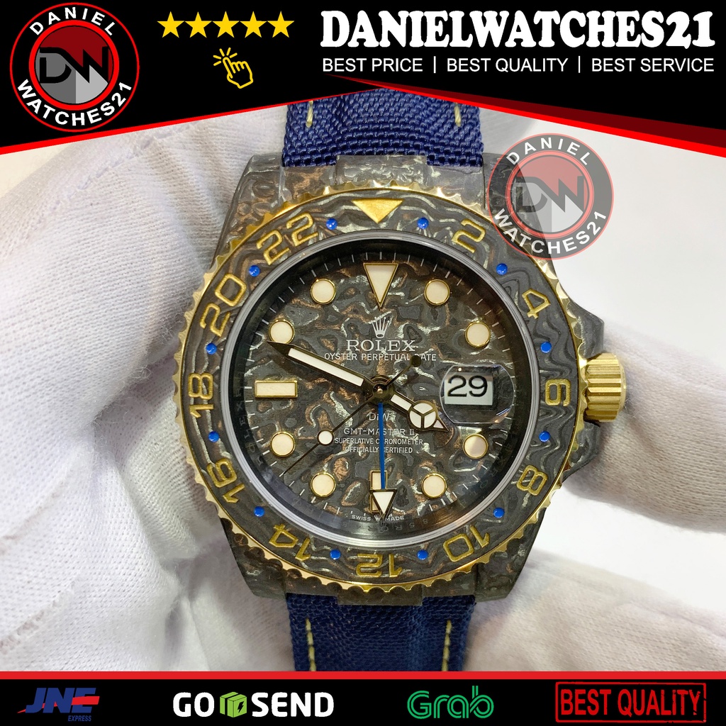 JAM TANGAN MODEL DYTNA DIW GMT MASTER II BLUE SA4130 (NOOB)