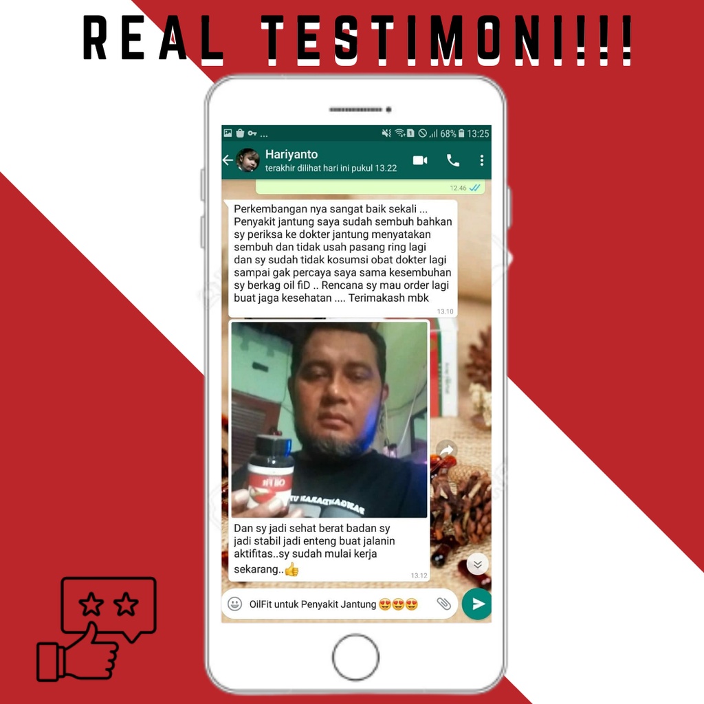 Obat Jantung Berdetak Cepat - Obat Jantung Berdebar Kencang - Jantung Berdebar Debar - Sakit Jantung - Nyeri Dada Sebelah Kiri - Gangguan Irama Jantung - Sesak Nafas - Jantung Lemah Bengkak - Jantung Koroner - Oil Fit Kapsul Buah Merah Papua Original BPOM-3