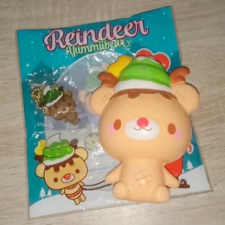 punimaru yumiibear reindeer | squishy 100% ori [ baca desk ]