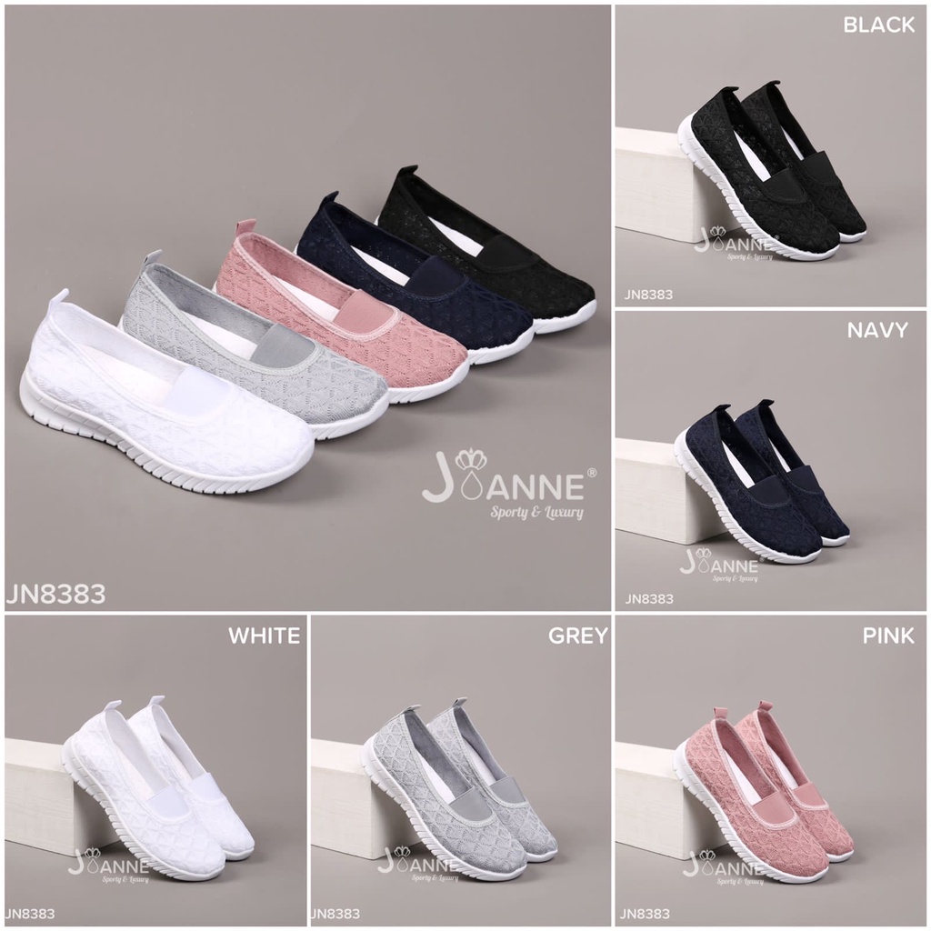 JOANNE FlyKnit Flat Shoes #JN8383 ORIGINAL