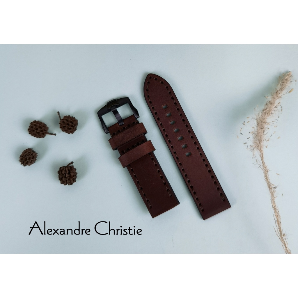 Kulit Alexandre Christie Leather Warna Coklat Original