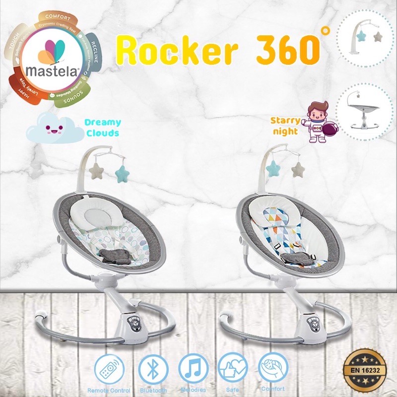 Mastela rocker supreme 360 - bouncer bayi