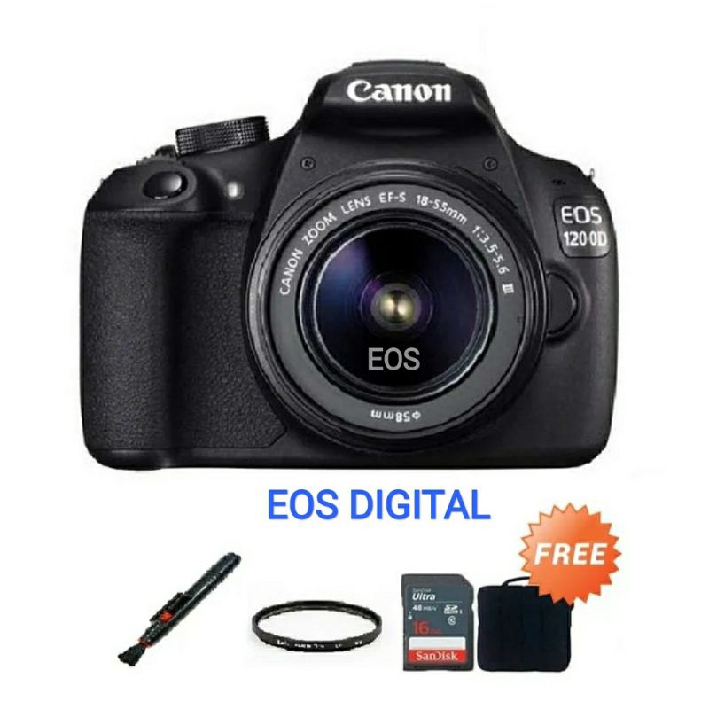 Paket kamera canon eos 1200d kit + Acc (BARU PROMO)