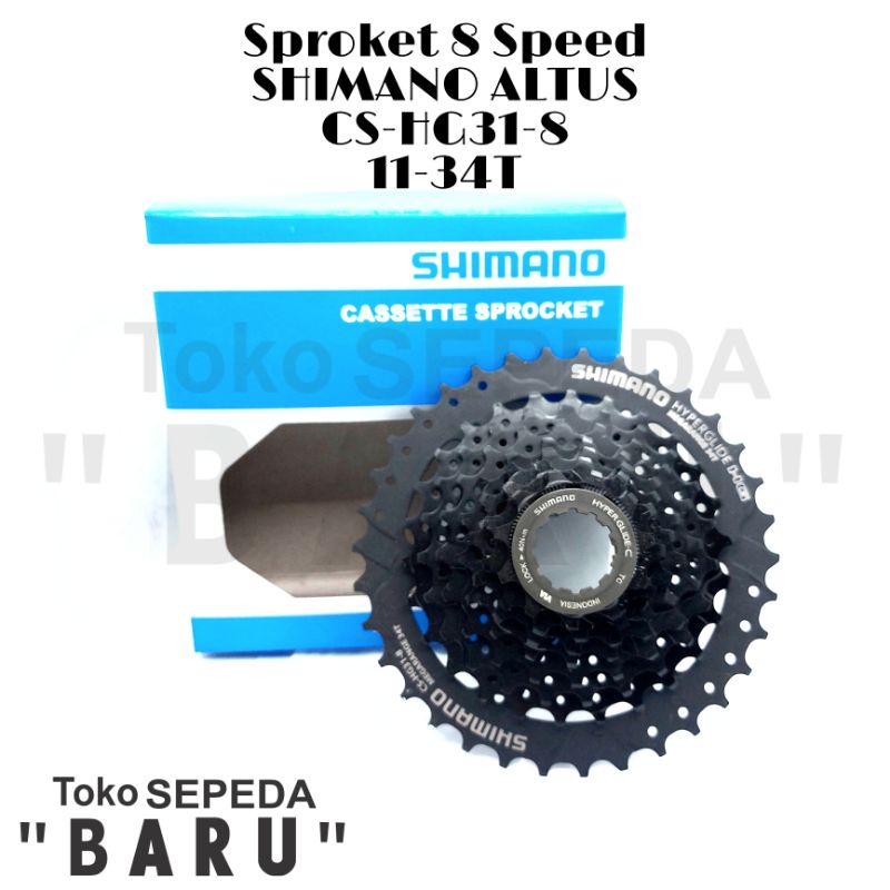 TB - Sproket SHIMANO ALTUS HG31 8 Speed 11-34T ORIGINAL