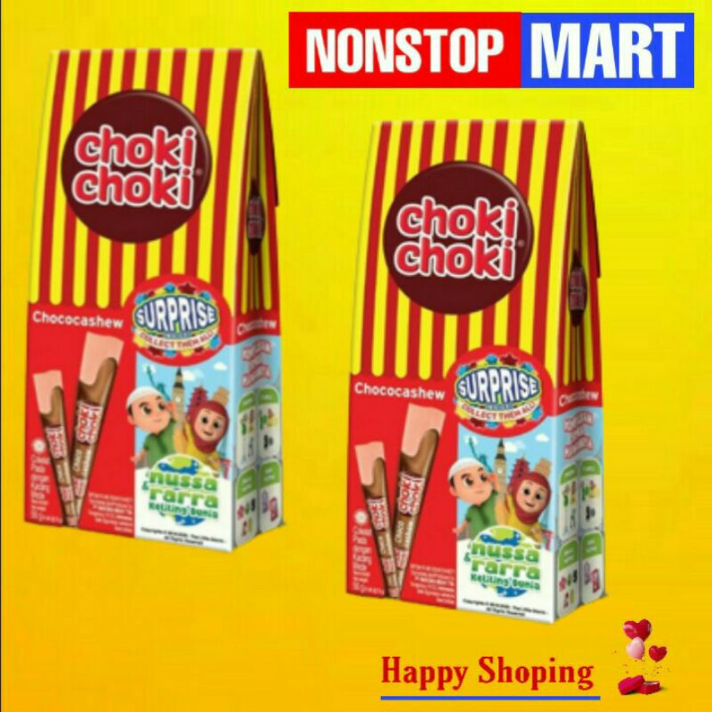 

Choki Choki Chococashew surprise 5 x 10gr