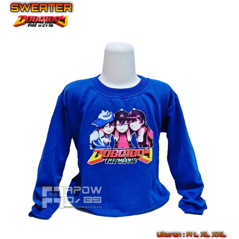 SWEATER ANAK LAKI-LAKI KARAKTER BOBOIBOY - SWEATER ANAK