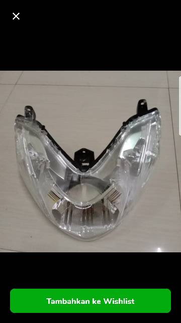 reflektor/ lampu depan Mio M3