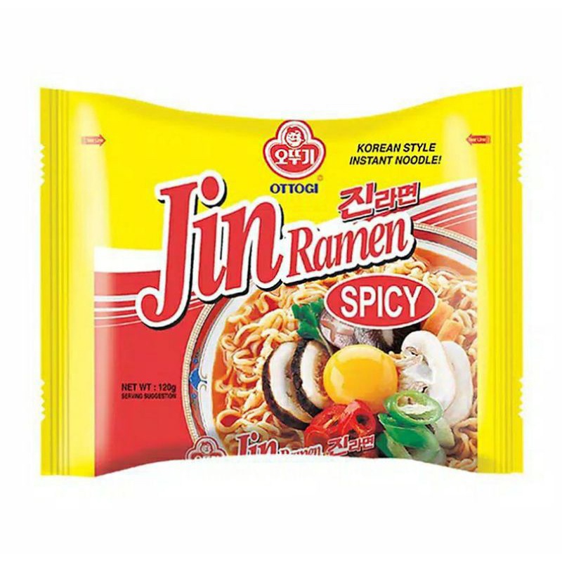 

.Ottogi Jin Ramen Korea Hot Spicy - 120g