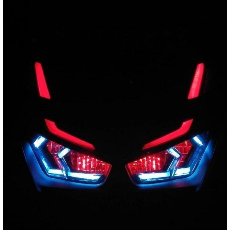 DRL AUDI BMW VARIO 160 DRL HEXA FRAME HEXAGON VARIO160 LAMPU VARIASI VARIO160