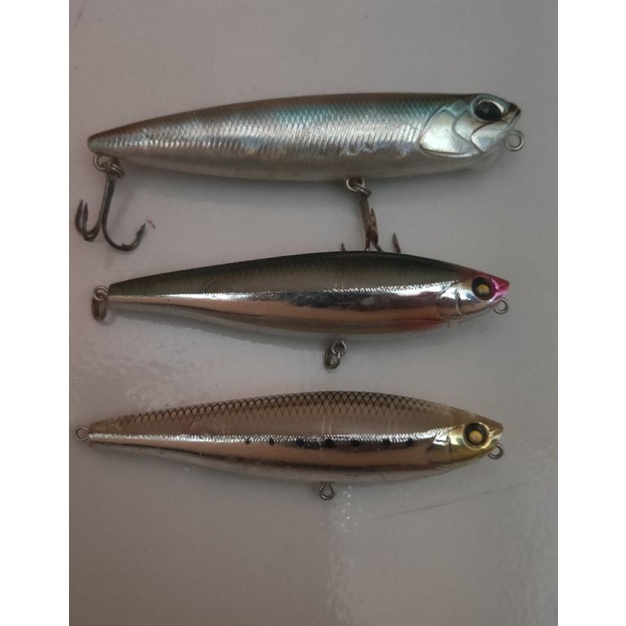 Lure 2nd duo realis pencil dan duel silver dog