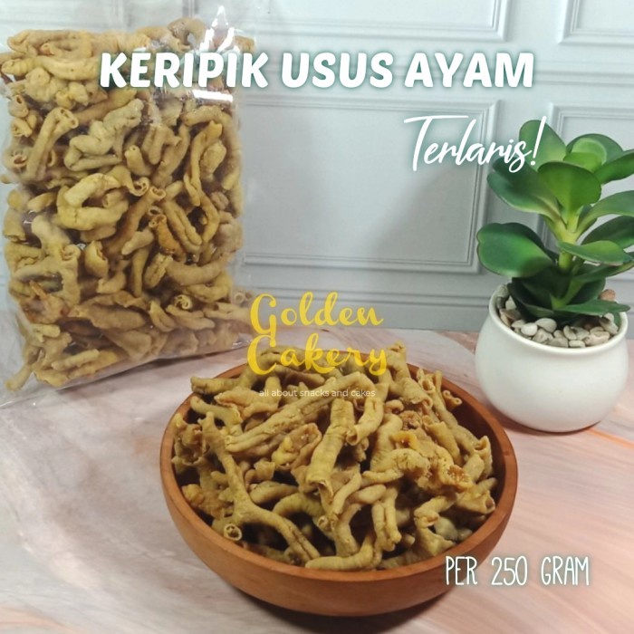 

TERBARU KERIPIK/KRIPIK USUS AYAM GORENG KRIUK RENYAH GURIH TERLARIS 250GRAM