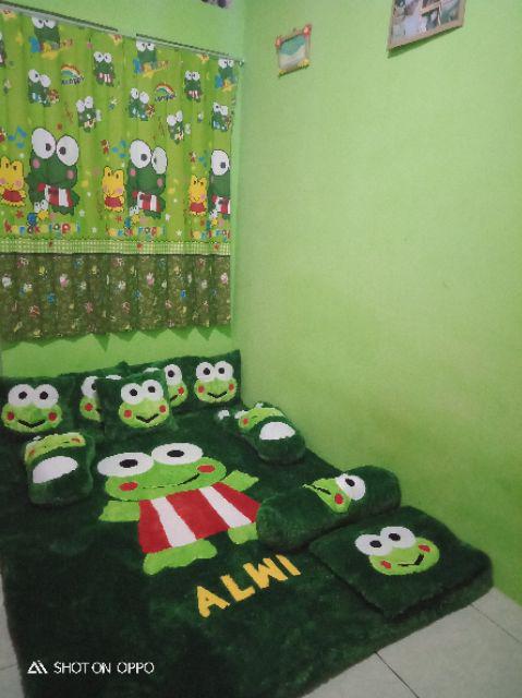 Karpet Motif Keropi Full Set