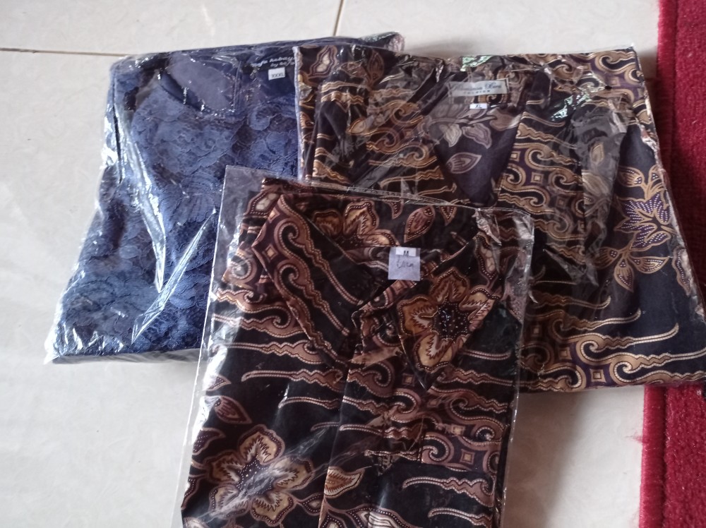 Couple / Baju Batik Couple Sarimbit / Set Couple Rok Plisket Batik Jumbo / Kemeja Batik Anak Pria