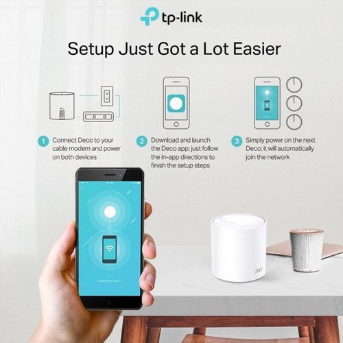 TP-Link DECO X20 AX1800 1Pack Whole Home Mesh Wi-Fi 6 System isi 1Pcs