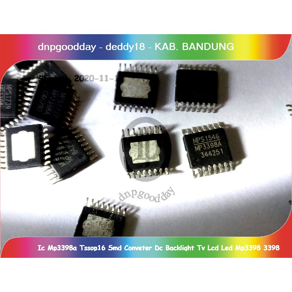 Ic Mp3398a Tssop16 Smd Conveter Dc Backlight Tv Lcd Led Mp3398 3398