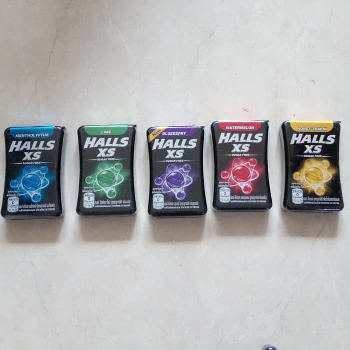 

permen halls xs sugar free lime mentholyptus watermelon HHR405