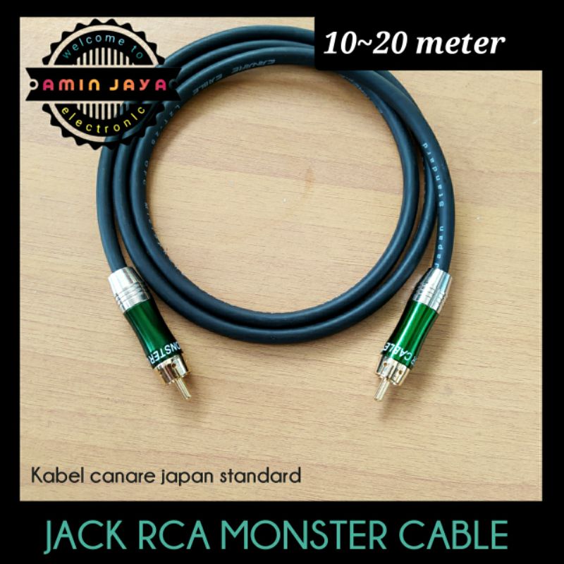 Kabel jack RCA berkualitas kabel canare 10 aampai 20 meter