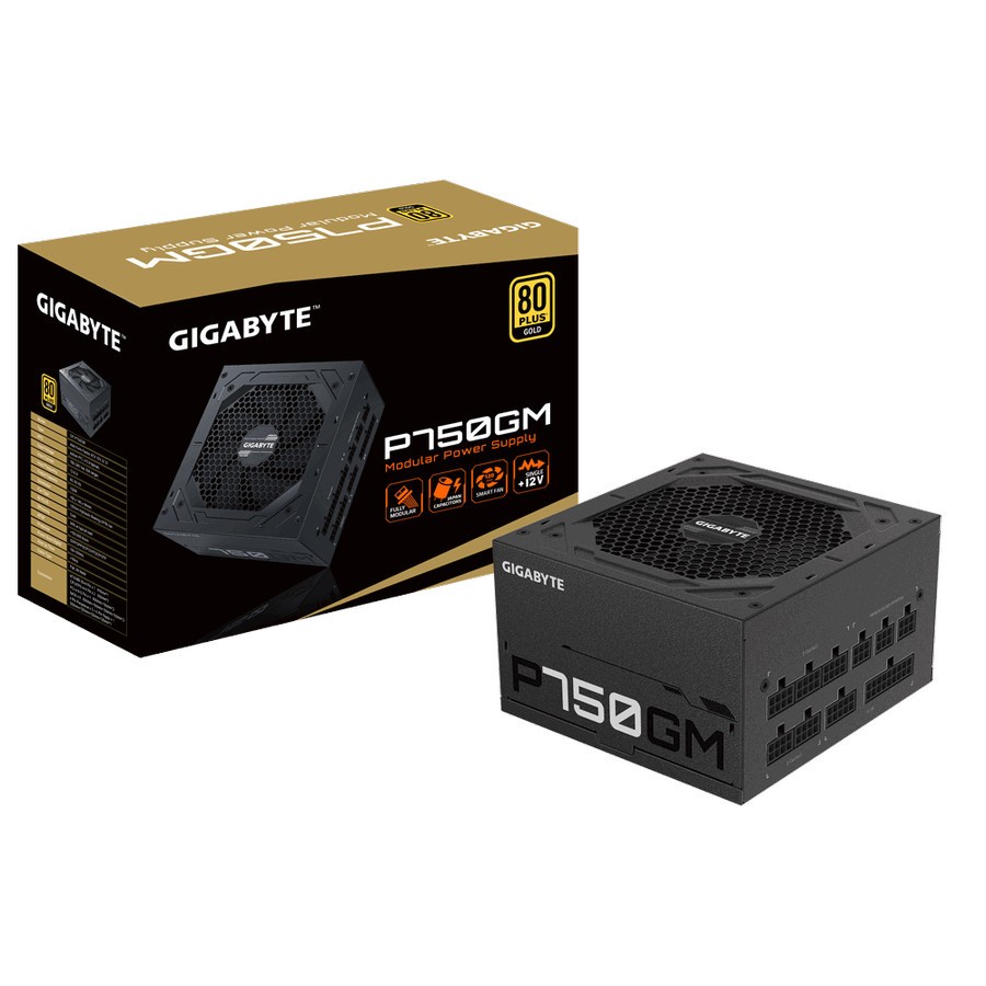 POWER SUPPLY PSU GIGABYTE P750GM 750W 80+ GOLD FULL MODULAR GP-P750GM