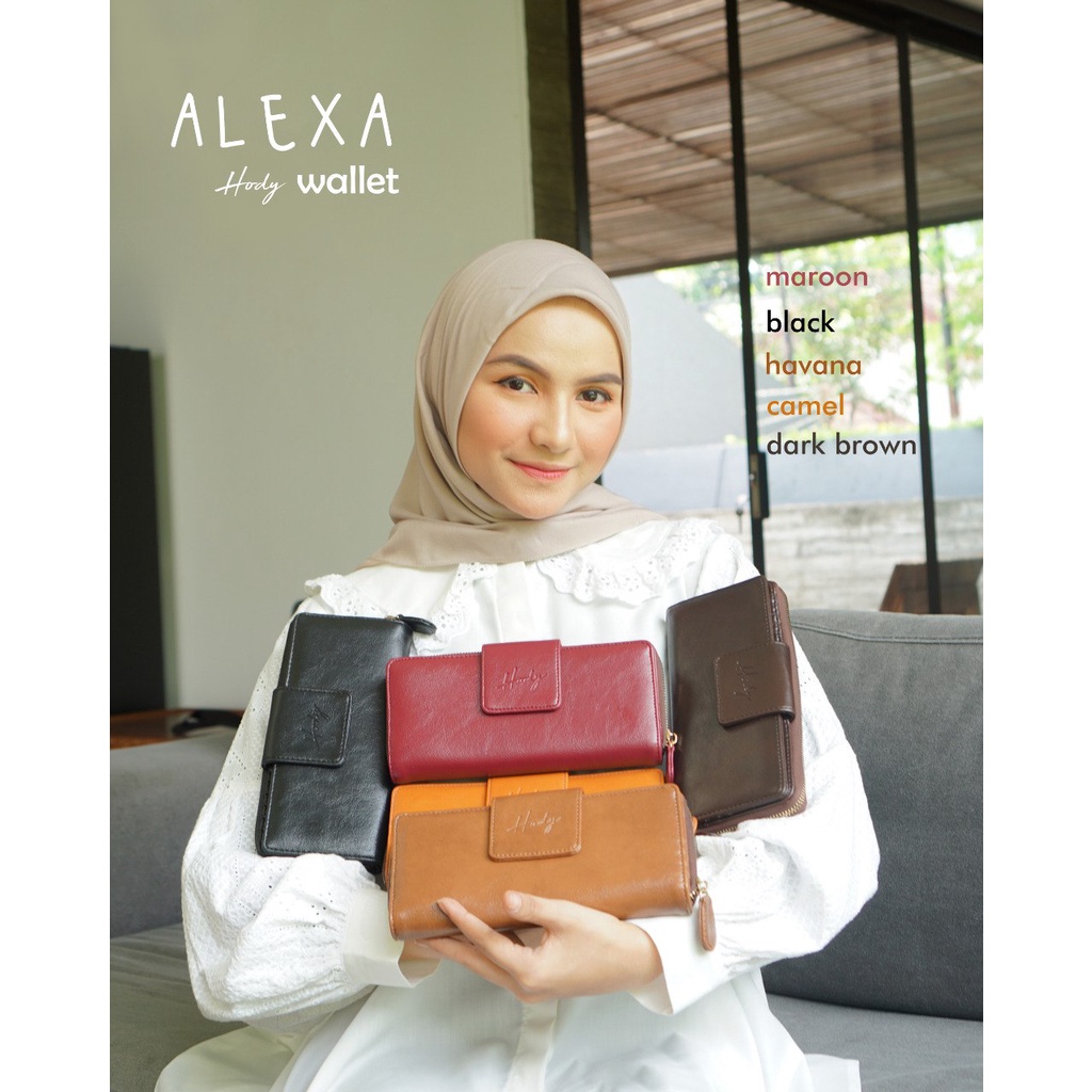 Dompet Wanita Dompet Kulit Sintetis Alexa Wallet by Hody