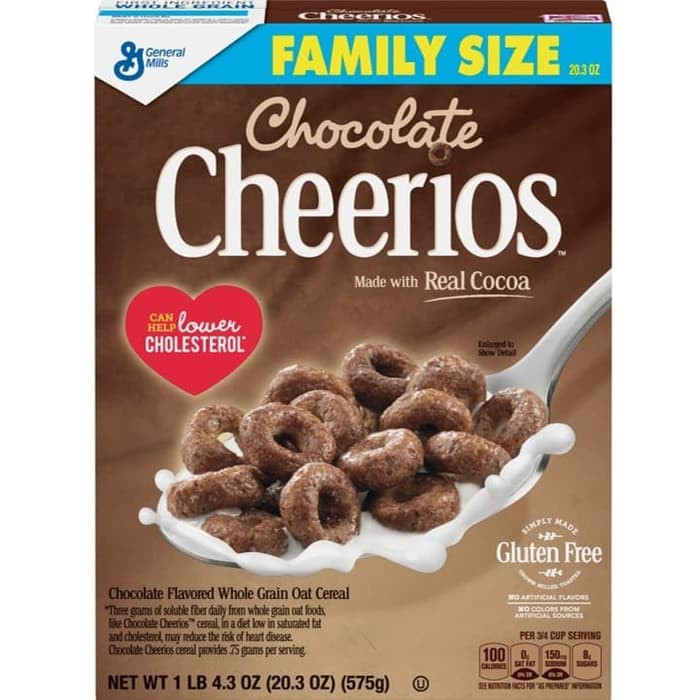 

Promo Terbatas - Chocolate Cheerios 575 Gr (20.3 Oz) - Sereal Sarapan Impor Sehat