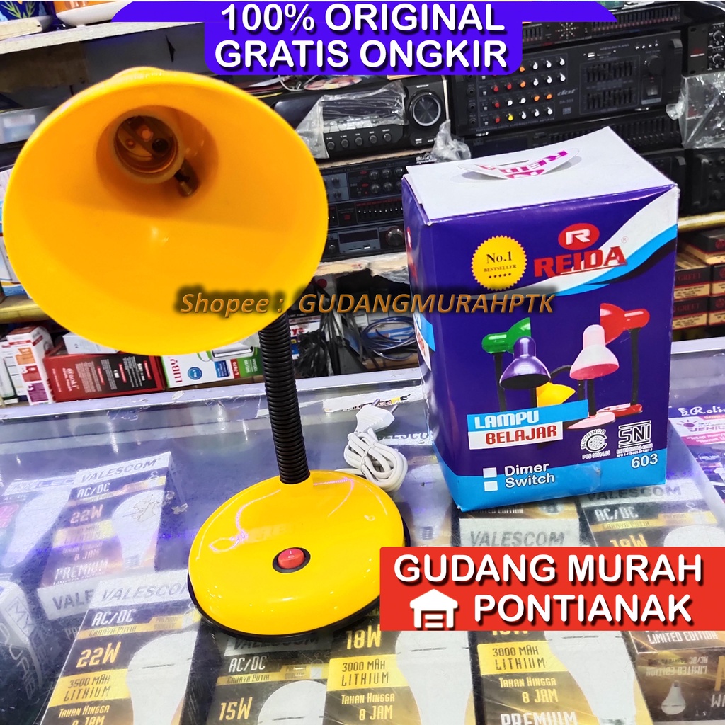 Lampu Belajar Reida Duduk Bisa Duduk kayu Papan MEJA 603