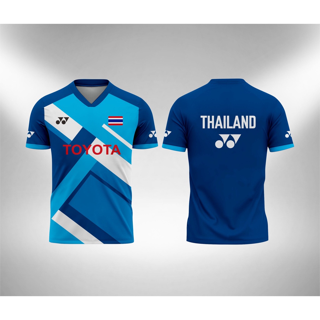 Jersey Printing Badminton Thailand 2021 Biru