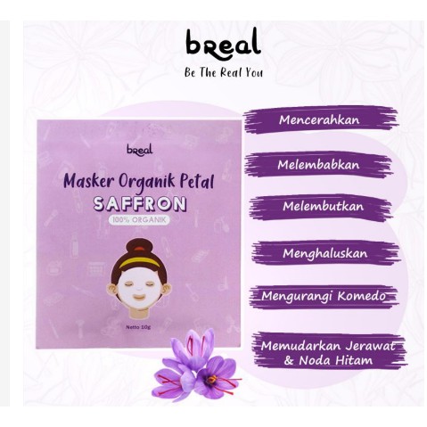 Q3 Masker Saffron Organik BREAL