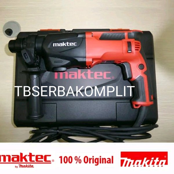 Maktec MT870 Rotary Hammer Drill Machine Mesin Bor Beton Tembok MT 870 710W Hand Hammer Drill Bor Ta
