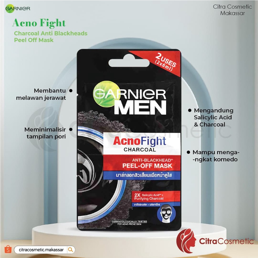 Garnier Men Acno Fight Series Facial Wash | Wasabi Foam | Serum Cream | Peel-Off Mask