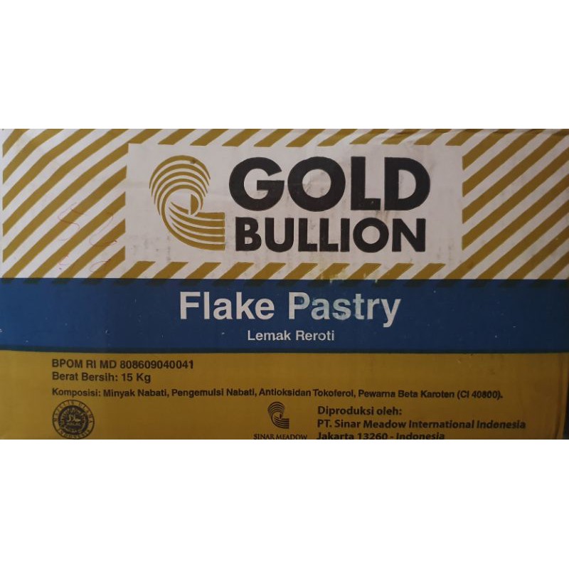 

Gold Bullion Flake Pastry Shortening 5kg Same Day