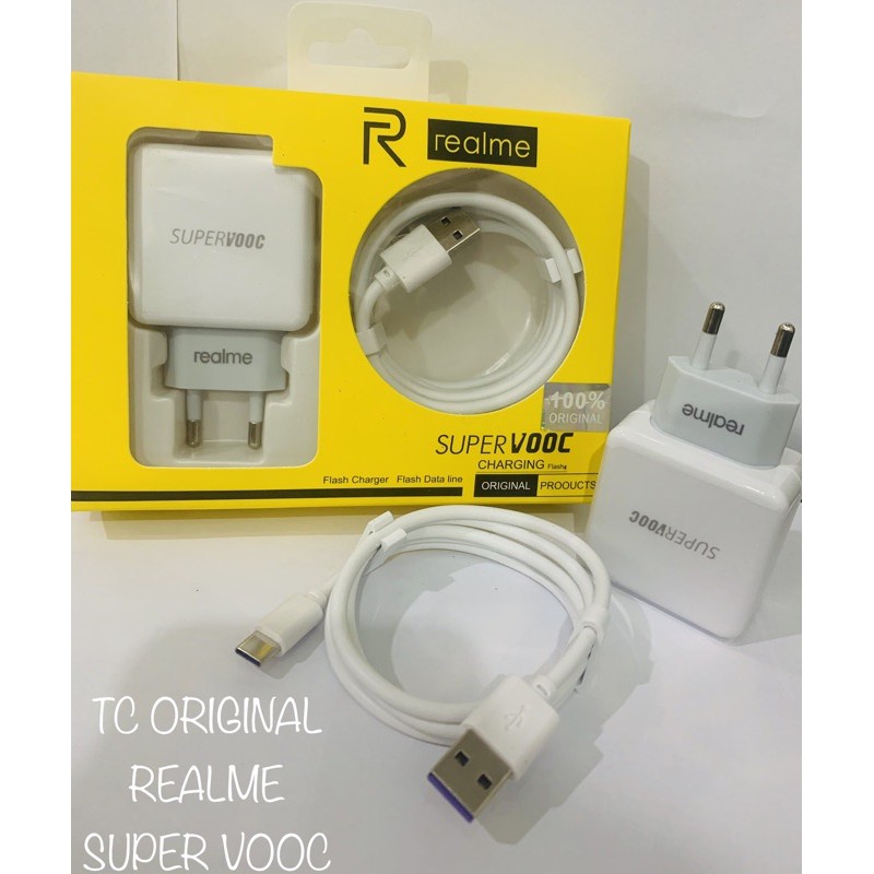 Tc Charger Realme &amp; Oppo Original Fast Charging Tc real 2.5A Super VOOC