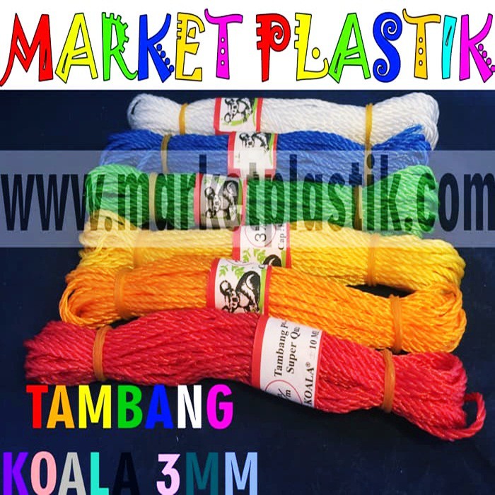 

Tali Tambang Plastik/Tambang Koala 3mm