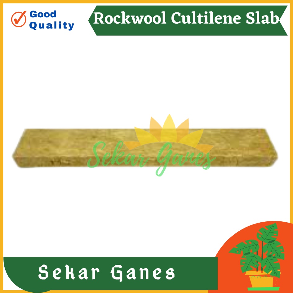 1 SLAB ROCKWOOL CULTILENE ORIGINAL IMPORT Grosir Media Tanam Hidroponik OK