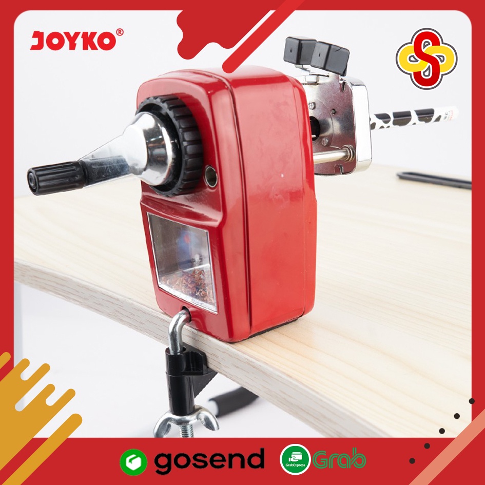 Rautan Pensil / Sharpener / Serutan Putar Joyko A-5M