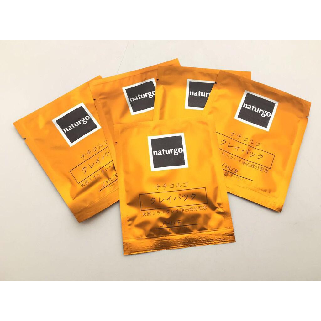 TOKO20 ISI 10 MASKER NATURGO MASK MASKER LUMPUR