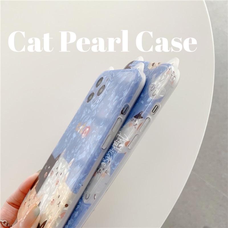 Cat Pearl Case squared edge 12 look alike