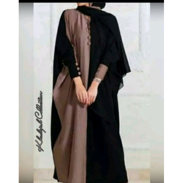 ABAYA KKM KOMBINASI KAFTAN BY KHADIJAH COLLECTION