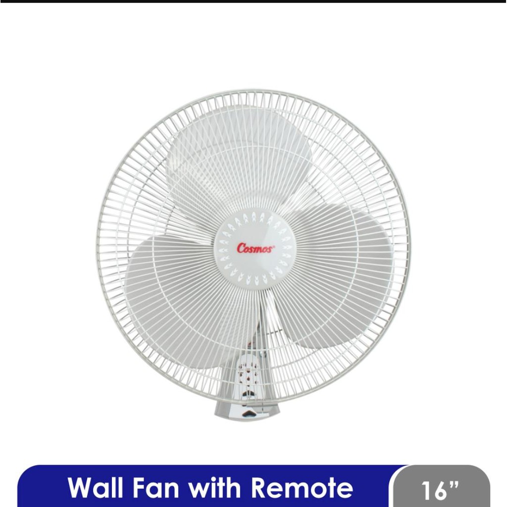 TERMURAH KIPAS ANGIN REMOTE / WALL FAN / KIPAS DINDING COSMOS 16WFCR / 16-WFCR / 16 WFCR [16 INCH]-3
