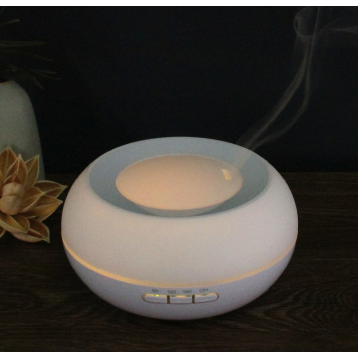 H01 - Essential Oil Aromatherapy Diffuser Ultrasonic Cool Mist Aroma Humidifier 7 Colors - 300 ml