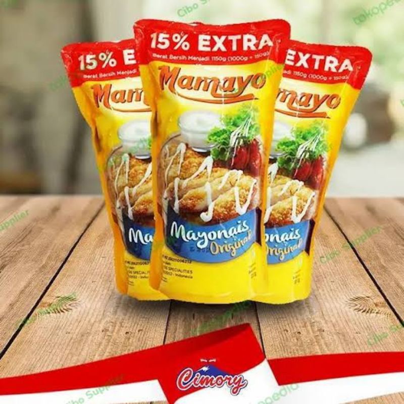 

Mamayo Mayonais Mayo Mayonnaise 1kg Original Mayo Extra 10%