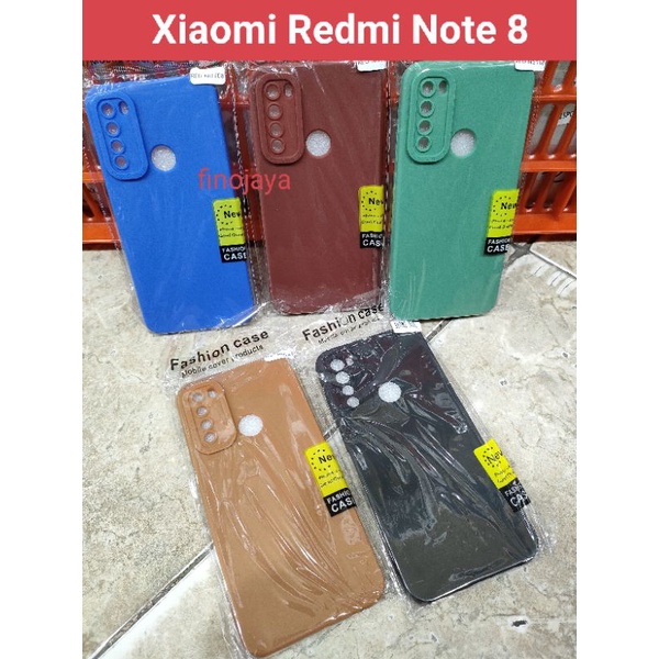 Softcase Xiaomi Redmi Note 8 Silikon Casing Selicon Case Macaron Pelindung Pro Camera