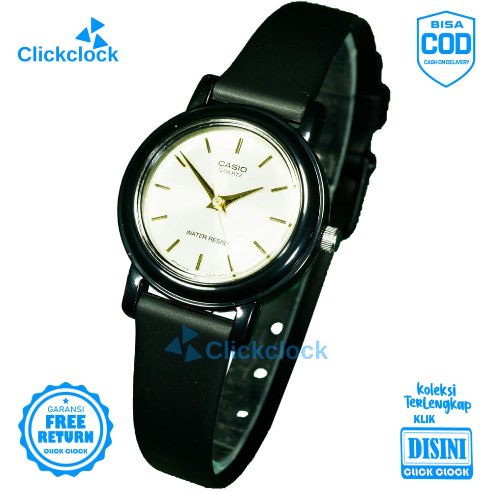 Jam Tangan Analog Wanita Formal Karet Analog,Quartz Casio 139EMV-7ALDF Watch Murah