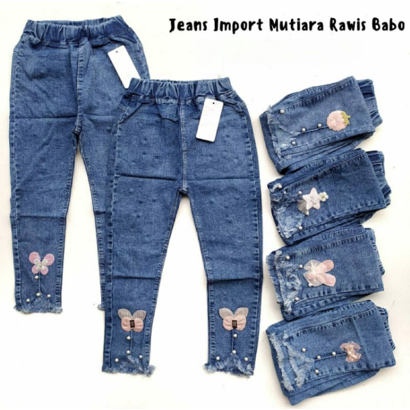 Celana Jeans anak cewek / Jeans anak perempuan / jeans anak import / jeans import / celana jeans ana