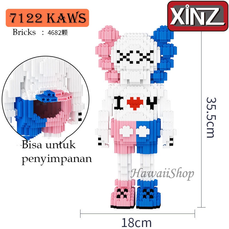 Nano Block KAWS Series | Bricks education Nano Block Nanoblock