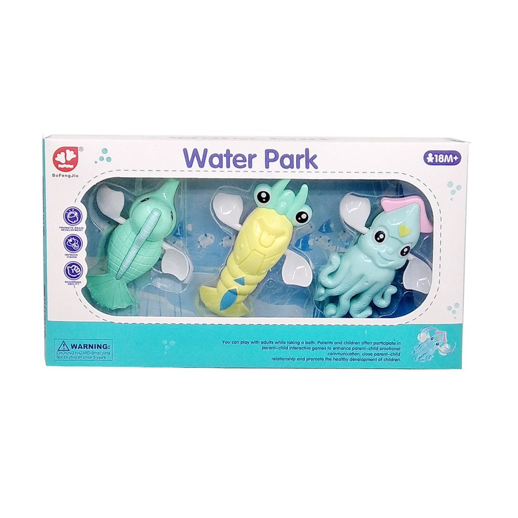 Water Park Set Mainan Mandi Air Clockwork Bisa Berenang