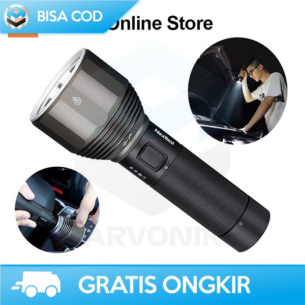 SENTER LED CAS USB ORIGINAL XIAOMI NEXTOOL RECHARGEABLE 2000 LUMENS