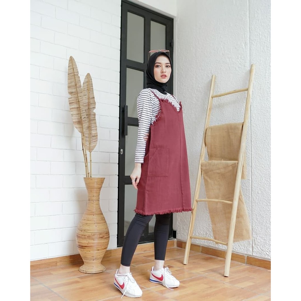 overall hijab casual